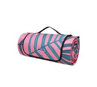 Aqua Color Large Camping Picnic Blanket with Waterproof Layer, Pink