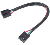 Aqua Computer 4-pin, 15 cm Internal 0.15m Molex (4-pin) Molex (4-pin) Black - power cables (15 cm, Male/Male, Molex (4-pin), Molex (4-pin), Straight, Straight, Black)