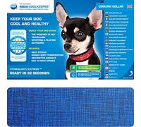 Aqua Coolkeeper cooling collar - Pacific Blue - XS
