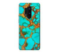 Aqua Copper Turquoise Gemstone Graphic Printed Case Cover For OnePlus 8 Pro