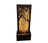 Aqua Creations Andria Zinc Metal Modern Metal Mains Power Water Feature