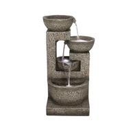 Aqua Creations Large Grey 4 Bowl Contemporary Mains Power Water Feature
