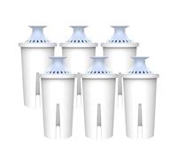 Aqua Crest Alkaline Water Filter, Intended for Brita® Pitchers and Dispensers, Everyday, UltraMax, Metro+, XL and More, 2 Months, 6 Count, Mineralized Alkaline Water, Increases Water PH