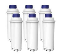 AQUA CREST Coffee Machine Water Filter, Replacement for De'Longhi® DLSC002, SER3017 & 5513292811 - Including Versions of ECAM, Esam, ETAM Series (6)