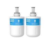 AQUA CREST DA29-00003F Fridge Water Filter, Compatible with Samsung® Aqua Pure Plus DA29-00003F, HAFIN1, DA29-00003A, DA29-00003B, DA29-00003A-B, DA61-00159A, DA97-06317A (2)