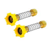 AQUA CREST Flexible Hose Protector-Eliminates Hose Crimping and Straining at Faucets and Water Connections for RV, Garden & Car Wash Hose Extension Adapter, Pack of 2