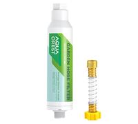 Aqua Crest Garden Hose Water Filter with Hose Protector, Improve Plants Health, Reduces Chlorine, Odor, Calcium, Ideal for Gardening, Farming and Pets