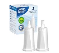 AQUA CREST Water Filter Replacement for Sage® Coffee Machine Filter SES008WHT0NEU1 BES008,SES980/SES990/SES810/SES880/SES920, Barista Express Water Filters, TÜV SÜD Certified (2 Pack) Package May Vary