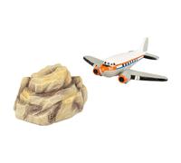 Aqua Della Aquarium Decoration Airplane Dakota 14X14X16.5 Cm For Your Aquarium