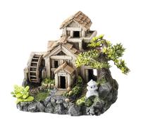 Aqua Della Aquarium Decoration Bonsai Water Mill 23X16.5X20 Cm For Fish
