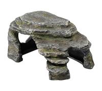 Aqua Della Aquarium Decoration Corner Stone Gray 21X14X11 Cm For Ornamental Fish