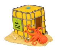 Aqua Della Aquarium Decoration IBC Container Glowing 14.5X11.5 Cm