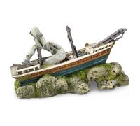 Aqua Della Aquarium Decoration Ship 36X13.5X18.5 Cm For Ornamental Fish Safe