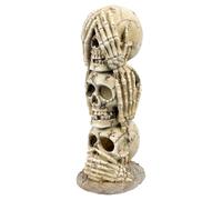 Aqua Della Aquarium Decoration Skull, 10x9x23cm, for Süß- & Salt Water