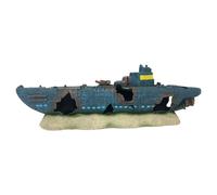 Aqua Della Aquarium Decoration Submarine 43X10X14Cm For Ornamental Fish Safe
