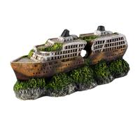 Aqua Della Aquarium Decoration 'Sunken Passenger Ship' 19.5X7.5Cm