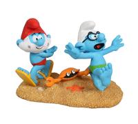 Aqua Della collectible figurine of the Smurfs, attacked by a crab (2022)