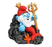 Aqua Della Collectible figurine, Papa Smurf Neptune - Decorates Fresh/Saltwater Aquariums