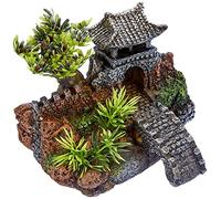 Aqua Della Aquarium Decoration Tower With Bridge 15, 7x13, 5x11, 5cm Fish