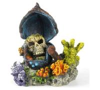 Aqua Della Skull Aquarium Decoration 15.5X12X12Cm Decorative Fish Safe
