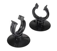 Aqua Della, Suction Cup with Clip 3st - 16/22 mm Black, Fish, Black