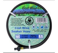 Aqua Drop 20M Porous Soaker Hose With Connectors Water-Saving Flexible Irrigation Pipe For Efficient Garden Watering