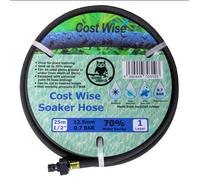 Aqua Drop 25M Porous Soaker Hose With Connectors Water-Saving Flexible Irrigation Pipe For Efficient Garden Watering