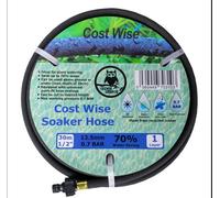 Aqua Drop 30M Porous Soaker Hose With Connectors Water-Saving Flexible Irrigation Pipe For Efficient Garden Watering