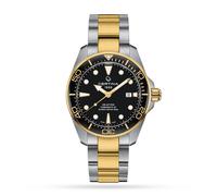 Certina DS Action Diver 43mm Men's Black Dial Two Tone Bracelet Watch