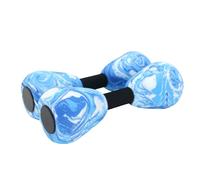 Aqua Dumbbells | Pool Pills | Aqua Client Water Dumbbell | Eva Foam Fitness Dumbbells 27cm 136g Pair White Blue For Aerobic Training Muscle Building Rehabilitation Exercises