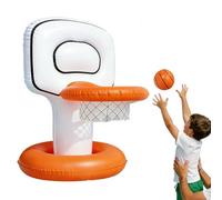 Aqua Dunk Ring, Floating Pool Arcade Challenge Game, 850g Balanced Water Play System, Heavy Duty PVC Splash Toy Kit, Motion Bounce Ring Design Set, Backyard Beach Swim Fun Use