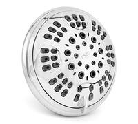 Aqua Elegante 6 Function Luxury Shower Head - Best High Pressure, Wall Mount, Adjustable Showerhead - Chrome