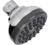 Aqua Elegante Fixed Shower Head - Water Saver Showerhead Best for High Pressure and Low Flow Showers, 2.5 GPM - Chrome