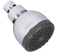 Aqua Elegante High Pressure Shower Head - 2.5 GPM - Polished Chrome | Best 3 Inch Wall Mount Bathroom Showerhead For Boosting Low Flow With Anti-Clog Nozzles & Adjustable Brass Ball Joint