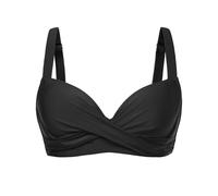 Aqua Eve Women's Twist Front Underwire Balconette Bikini Top (Pack of 1)