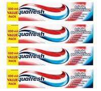 Aqua.Fresh Triple Protection Toothpaste, 100ml (Pack of 4) - 3-in-1 Protection for Healthy Gums, Strong Teeth, and Fresh Breath, Cavity Prevention & Plaque Removal, Fluoride Toothpaste