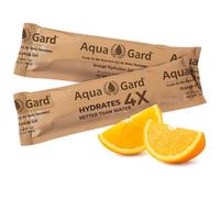 Aqua-Gard - Approved Emergency Hydration Gel for Disaster Preparedness, Survival Kits, and Emergency Water Storage - Fresh Orange Flavor (10 Pack)