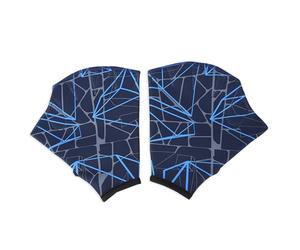 Aqua Glove - 2PCS Webbed Swim Gloves | Ergonomic Swim Paddles For Hand | Resistances Training And Strokes Improvement | Lightweight Water Fitness Accessory For Swimming And Aquatic Workouts