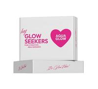 AQUA GLOW Sparkling Collagen Drink for Women - 5000mg Marine Collagen Peptides with Biotin, Zinc, Magnesium, Vitamins C, B, D - Beauty & Wellness Hydration - Low Sugar, 4 x 250ml Cans (Mango Passion)