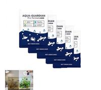Aqua Guardian Pro Formula for Pond, Aquarium Care Powder, Mix Water Care Support, Easy-to-Maintain Pond Water Treatment Agent, Friendly Daily Support for Fish, Shrimp & Crab (5pcs)
