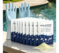 Aqua-Guardian Pro Formula, Pond Clear Water Treatment for Extends Water Change Intervals, Gently Eliminates Dirt Particles, Easier Maintenance Moving Forward for Fresher Water Conditions (10PCS)