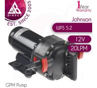 Aqua Jet WPS 5.2 12V GPM Pump│20 LPM│2.8 Bar│150W│15A│1-2" BSP│For Marine Boats