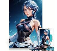 Aqua (Kingdom Hearts) 1000 Piece Teenager Puzzles Unwind Game Creative Fun Playful Challenge Xmas Present (50x75cm)