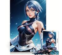 Aqua (Kingdom Hearts) 1000 Piece Teenager Puzzles Unwind Game Creative Fun Playful Challenge Xmas Present (50x75cm)