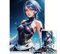 Aqua (Kingdom Hearts) Jigsaw Puzzle for Teenagers 1000 Pieces Logic Play Sharp Cut Family Enjoyable (38x26cm)
