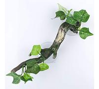 AQUA KT Reptile Corner Branch Terrarium Plant Decoration with Suction Cup for Amphibian Lizard Snake Climbing