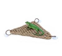 AQUA KT Reptile Lounger Lizard Bearded Dragon Snake Climbing Hammock for Reptile Bedding Amphibian Habitat Decoration, Made of Seagrass
