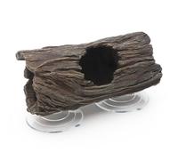 AQUA KT Reptile Tree Trunk Hideout Hollow Log Sleeping Cave for Arboreal Hermit Crabs Leopard Gecko Lizard Climbing Toys Terrarium Decoration