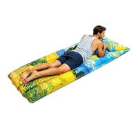 Aqua Lounge Mat, Floating Pool Pad, Foldable Mesh Hammock Style Water Float Support, Beach Lake Pool Camping Summer Relaxation Gear Outdoor Indoor Travel Comfort, Water Lounge 66.9x23.6 In