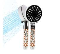 Aqua Lume Filter Shower Head, Upgraded High Pressure with 5 Spray Modes, Mineral Filter Beads & Skin-Friendly Hard Water Filter, Easy Install for Softer Hair, Smoother Skin & a Spa-Like Shower at Home